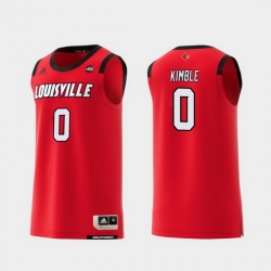 Men Louisville Cardinals Lamarr Kimble Red Replica College Basketball Jersey