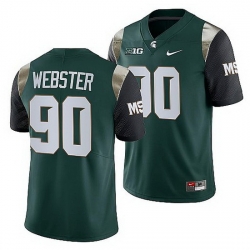 Michigan State Spartans George Webster Green College Football Men Jersey