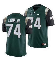 Michigan State Spartans Jack Conklin Green College Football Men Jersey