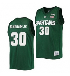 Michigan State Spartans Marcus Bingham Jr. Green Alumni Commemorative Classic Jersey