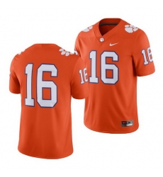 Clemson Tigers Orange Game Men'S Jersey 0