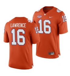 Clemson Tigers Trevor Lawrence Orange College Football Men'S Jersey