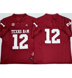 Men Texas A 26M Aggies Lions 12 Premier Strategy Red 2025 F U S E Stitched Jersey Men Texas A 26M Aggies Lions 12 Premier Strategy Red 2025 F U S E Stitched Jersey