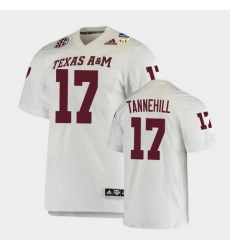 Men Texas A&M Aggies Ryan Tannehill 2021 Orange Bowl College Football White Jersey