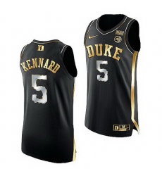 Duke Blue Devils Luke Kennard Black Golden Edition Nba Alumni Jersey