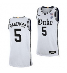 Duke Blue Devils Paolo Banchero The Brotherhood 2021 22 Limited Basketball Jersey