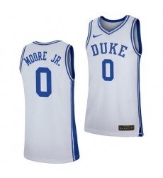 Duke Blue Devils Wendell Moore Jr. White Replica Men'S Jersey