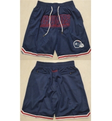 Men New York Giants Navy Shorts