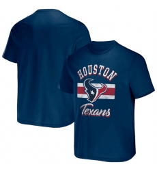 Men Houston Texans Navy X Darius Rucker Collection Stripe T Shirt