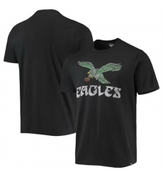 Men Philadelphia Eagles Black T Shirt