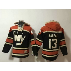 Men New York Islanders 13 Mathew Barzal Stitched Hoody