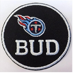 Stitched NFL Tennessee Titans BUD Jersey Patch