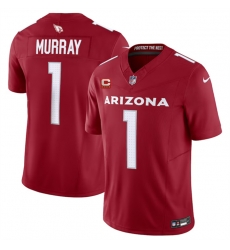 Men Arizona Cardinals 1 Kyler Murray Red 2023 F U S E  With 4 Star C Patch Vapor Untouchable F U S E  Limited Stitched Football Jersey