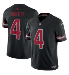 Men Arizona Cardinals 4 Greg Dortch Black 2024 F U S E Vapor Untouchable Limited Stitched Football Jersey