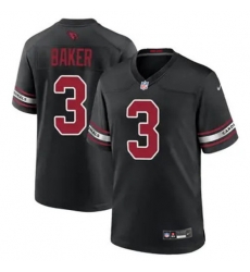 Men Arizona Cardinals Budda Baker #3 Black 2024 F U S E Vapor Untouchable Limited Stitched