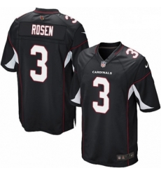 Men Nike Arizona Cardinals 3 Josh Rosen Game Black Alternate NFL Jersey