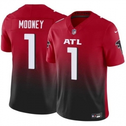 Men Atlanta Falcons 1 Darnell Mooney Red 2024 F U S E  Vapor Untouchable Limited Stitched Football Jersey