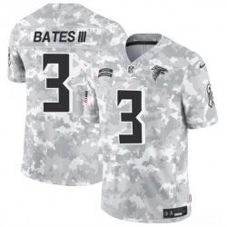 Men Atlanta Falcons 3 Jessie Bates III 2024 F U S E Arctic Camo Salute To Service Limited Stitched Football Jersey