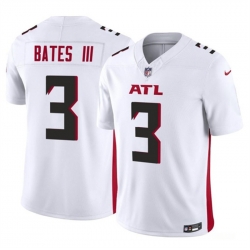 Men Atlanta Falcons 3 Jessie Bates III White 2023 F U S E  Vapor Untouchable Limited Stitched Football Jersey