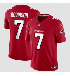 Men Atlanta Falcons  7 Bijan Robinson Red 2026 New F U S E  Vapor Untouchable Limited Stitched Football Jersey