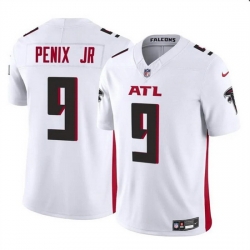 Men Atlanta Falcons 9 Michael Penix Jr White 2024 Draft F U S E Vapor Untouchable Limited Stitched Football Jersey