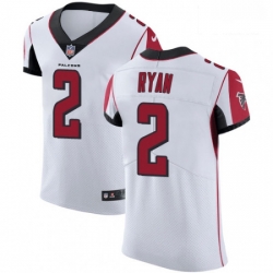 Men Nike Atlanta Falcons 2 Matt Ryan White Vapor Untouchable Elite Player NFL Jersey