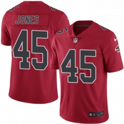 Men Nike Atlanta Falcons 45 Deion Jones Elite Red Rush Vapor Untouchable NFL Jersey