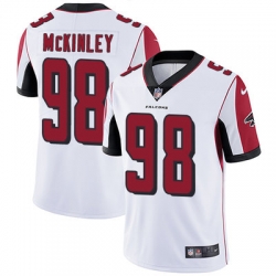 Nike Falcons #98 Takkarist McKinley White Mens Stitched NFL Vapor Untouchable Limited Jersey