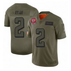 Womens Atlanta Falcons 2 Matt Ryan Limited Camo 2019 Salute to Service Football Jersey