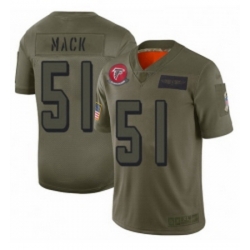 Womens Atlanta Falcons 51 Alex Mack Limited Camo 2019 Salute to Service Football Jersey