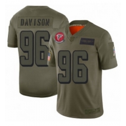 Womens Atlanta Falcons 96 Tyeler Davison Limited Camo 2019 Salute to Service Football Jersey