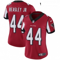 Womens Nike Atlanta Falcons 44 Vic Beasley Red Team Color Vapor Untouchable Limited Player NFL Jersey