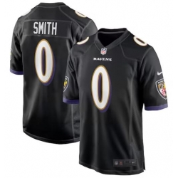 Men Baltimore Ravens #0 Roquan Smith Black Vapor Untouchable Limited Stitched Jersey