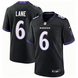 Men Baltimore Ravens 6 Ja'Kobi Lane Black 2026 F U S E Vapor Stitched Limited Football Jersey