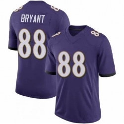 Men's Ravens Dez Bryant Purple Untouchable Vapor Limited Jersey