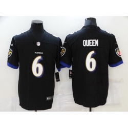 Nike Baltimore Ravens 6 Patrick Queen Black Vapor Untouchable Limited Jersey