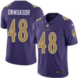 Nike Ravens 48 Patrick Onwuasor Purple Vapor Untouchable Color Rush Limited Jersey