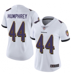 Ravens 44 Marlon Humphrey White Women Stitched Football Vapor Untouchable Limited Jersey