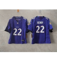 Women Baltimore Ravens 22 Derrick Henry Black F U S E Vapor Football Jersey Women Baltimore Ravens 22 Derrick Henry Black F U S E Vapor Football Jersey