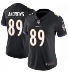 Women Baltimore Ravens Mark Andrews #89 Black 2023 F U S E Vapor Jersey