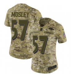 Womens Nike Baltimore Ravens 57 CJ Mosley Limited Camo 2018 Salute to Service NFL Jersey