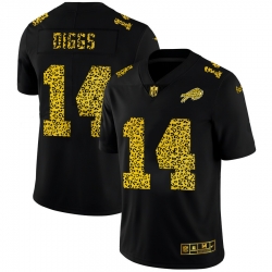 Buffalo Bills 14 Stefon Diggs Men Nike Leopard Print Fashion Vapor Limited NFL Jersey Black