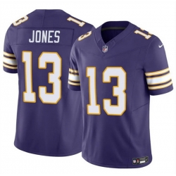 Men-27s-Minnesota-Vikings--2313-Daniel-Jones-Purple-2023-F-U-S-E--Throwback-Vapor-Untouchable-Limited-Stitched-Jersey-195-57054