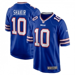 Men  Buffalo Bills 10 Khalil Shakir Blue Limited Jersey