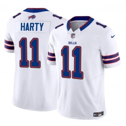 Men Buffalo Bills 11 Deonte Harty White 2023 F U S E  Vapor Untouchable Limited Stitched Jersey