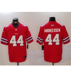 Men Buffalo Bills 44 Joe Andreessen Red Vapor Untouchable Limited Stitched Jersey