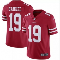 Men Francisco 49ers Deebo Samuel #19 Red Vapor Untouchable Limited Player Football Jersey