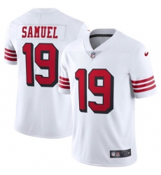 Men Francisco 49ers Deebo Samuel #19 White Rush Football Jersey