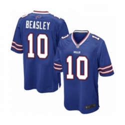 Mens Buffalo Bills 10 Cole Beasley Game Royal Blue Team Color Football Jersey