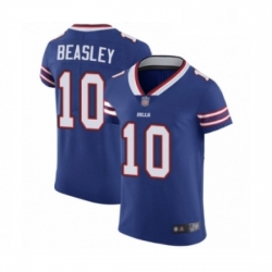 Mens Buffalo Bills 10 Cole Beasley Royal Blue Team Color Vapor Untouchable Elite Player Football Jersey